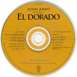 The Road to El Dorado Soundtrack (Elton John, John Powell, Hans Zimmer) - cd-inlay