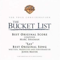 The Bucket List Soundtrack (Marc Shaiman) - CD cover