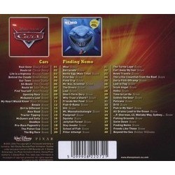 Cars / Finding Nemo Soundtrack (Various Artists, Randy Newman, Thomas Newman) - CD Achterzijde