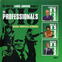 50 Years Of The Music of Laurie Johnson Vol. 2 : The Professionals Soundtrack (Laurie Johnson) - CD cover