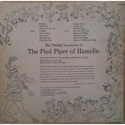 The Pied Piper of Hamelin Soundtrack (Original Cast, Edvard Grieg, Irving Taylor) - CD Achterzijde