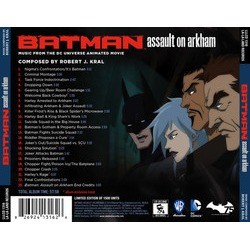 Batman: Assault on Arkham Soundtrack (Robert J. Kral) - CD Achterzijde
