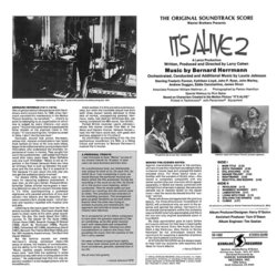It's Alive 2 Soundtrack (Bernard Herrmann) - CD Achterzijde