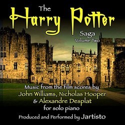 The Harry Potter Saga: Music for Solo Piano Vol. 2 Soundtrack (Jartisto , Alexandre Desplat, Nicholas Hooper, John Williams) - CD cover