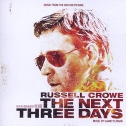 The Next Three Days Soundtrack (Danny Elfman) - CD cover