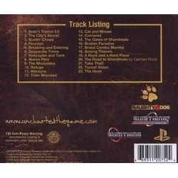 Uncharted 2: Among Thieves Soundtrack (Greg Edmonson) - CD Achterzijde