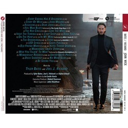 John Wick Soundtrack (Various Artists, Tyler Bates, Joel J. Richard) - CD Achterzijde