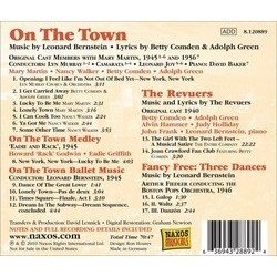 Bernstein: On The Town/ The Revuers/ Fancy Free Soundtrack (Leonard Bernstein, Betty Comden, Adolph Green) - CD Achterzijde