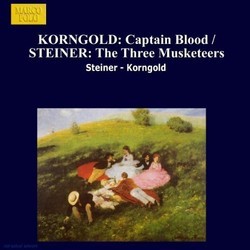 Captain Blood / The Three Musketeers / Scaramouche Soundtrack (Erich Wolfgang Korngold, Max Steiner) - CD cover