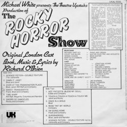 The Rocky Horror Show Soundtrack (Various Artists, Richard O'Brien) - CD Achterzijde