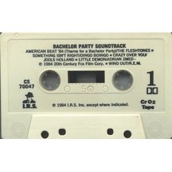 Bachelor Party Soundtrack (Various Artists) - cd-inlay