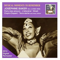 Musical Moments to Remember: Josphine Baker, Vol. 2 Soundtrack (Various Artists, Josphine Baker) - CD cover