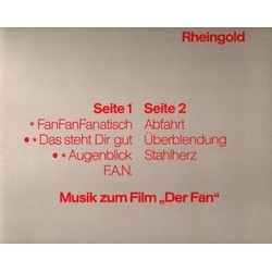 Der Fan Soundtrack ( Rheingold) - CD Achterzijde