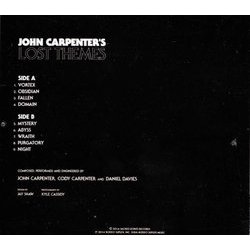 Lost Themes Soundtrack (John Carpenter) - CD Achterzijde