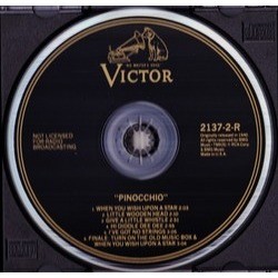 Pinocchio Soundtrack (Leigh Harline, Ned Washington) - CD cover