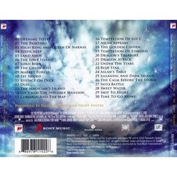 The Chronicles of Narnia: The Voyage of the Dawn Treader Soundtrack (David Arnold) - CD Achterzijde