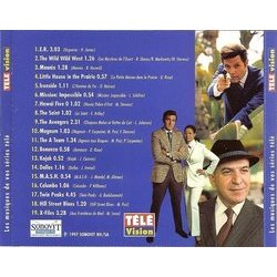 Tl Vision : Les Musiques de vos Sries Tl Vol. 1 Soundtrack (Various Artists) - CD Achterzijde
