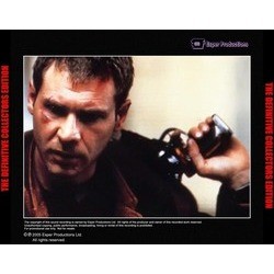 Blade Runner Soundtrack (Various Artists,  Vangelis) - CD Achterzijde