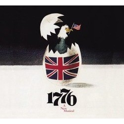 1776 Soundtrack (Original Cast, Sherman Edwards) - CD cover