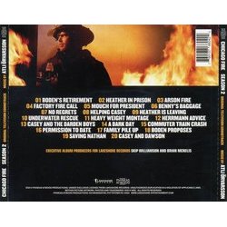 Chicago Fire Season 2 Soundtrack (Atli rvarsson) - CD Achterzijde