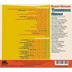 Thunder Road Soundtrack (Various Artists, Jack Marshall) - CD Achterzijde
