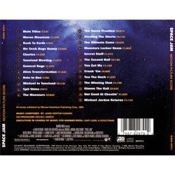 Space Jam Soundtrack (James Newton Howard) - CD Achterzijde