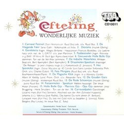 Wonderlijke Muziek Van De Efteling Soundtrack (Various Artists) - CD Achterzijde