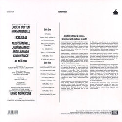 I Crudeli Soundtrack (Ennio Morricone) - CD Achterzijde