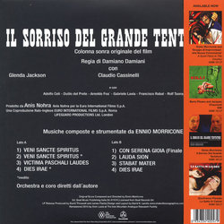 Il Sorriso del grande tentatore Soundtrack (Ennio Morricone) - CD Achterzijde