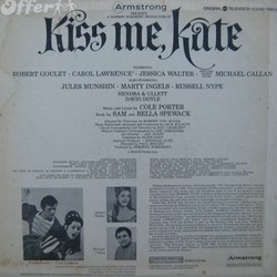 Kiss Me Kate Soundtrack (Original Cast, Cole Porter, Cole Porter) - CD Achterzijde