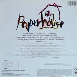 Paperhouse Soundtrack (Stanley Myers, Hans Zimmer) - CD Achterzijde