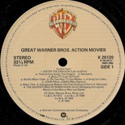 Great Warner Bros. Action Movies Soundtrack (Jerry Fielding, Erich Wolfgang Korngold, Lalo Schifrin, Earl Scruggs, Max Steiner, Charles Strouse) - cd-inlay