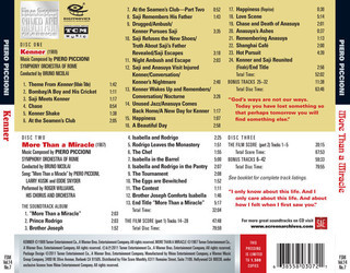Kenner / More Than a Miracle Soundtrack (Piero Piccioni) - CD Achterzijde