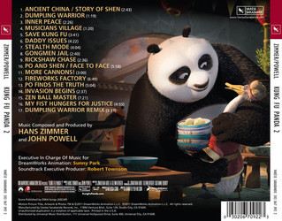 Kung Fu Panda 2 Soundtrack (John Powell, Hans Zimmer) - CD Achterzijde