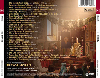 The Borgias Soundtrack (Trevor Morris) - CD Achterzijde
