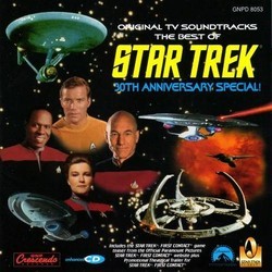 The Best of Star Trek Soundtrack (Jay Chattaway, Alexander Courage, Jerry Fielding, Jerry Goldsmith, Ron Jones, Dennis McCarthy) - CD cover