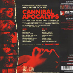 Cannibal Apocalypse Soundtrack (Alexander Blonksteiner) - CD Achterzijde