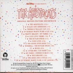 The AristoCats Soundtrack (George Bruns, Richard M. Sherman, Robert B. Sherman) - CD Achterzijde