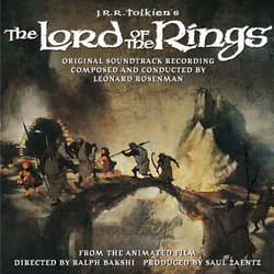 The Lord of the Rings Soundtrack (Leonard Rosenman) - CD cover