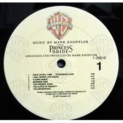 The Princess Bride Soundtrack (Mark Knopfler) - cd-inlay