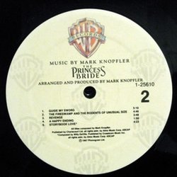 The Princess Bride Soundtrack (Mark Knopfler) - cd-inlay