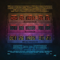 Back to the Future Soundtrack (Alan Silvestri) - CD Achterzijde