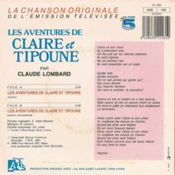 Les Aventures de Claire et Tripoune Soundtrack (Various Artists, Claude Lombard) - CD Achterzijde