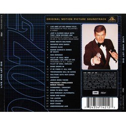 Live and Let Die Soundtrack (Various Artists, George Martin) - CD Achterzijde