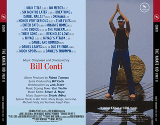 The Karate Kid: Part II Soundtrack (Bill Conti) - CD Achterzijde