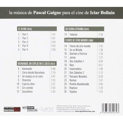 El Olivo Soundtrack (Pascal Gaigne) - CD Achterzijde
