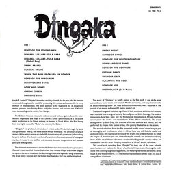 Dingaka Soundtrack (Eddie Domingo, Bertha Egnos, Basil Gray) - CD Achterzijde