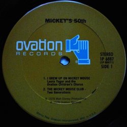 Mickey's 50th Soundtrack (Various Artists) - cd-inlay