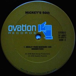 Mickey's 50th Soundtrack (Various Artists) - cd-inlay