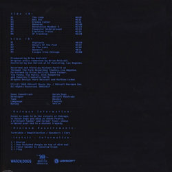 Watch Dogs Soundtrack (Brian Reitzell) - CD Achterzijde